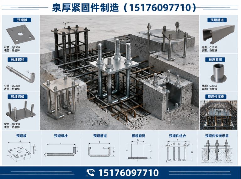 武安市建筑预埋件展示图